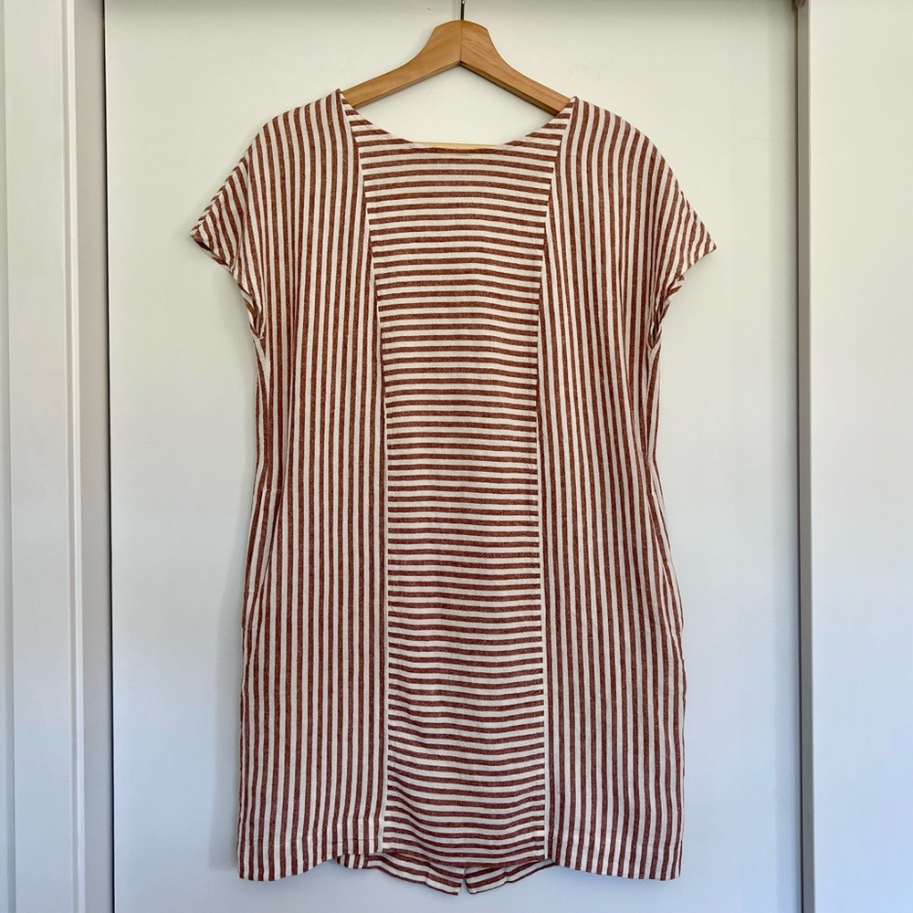 Easy Madewell Linen Blend Summer Dress - Picture 2 of 10